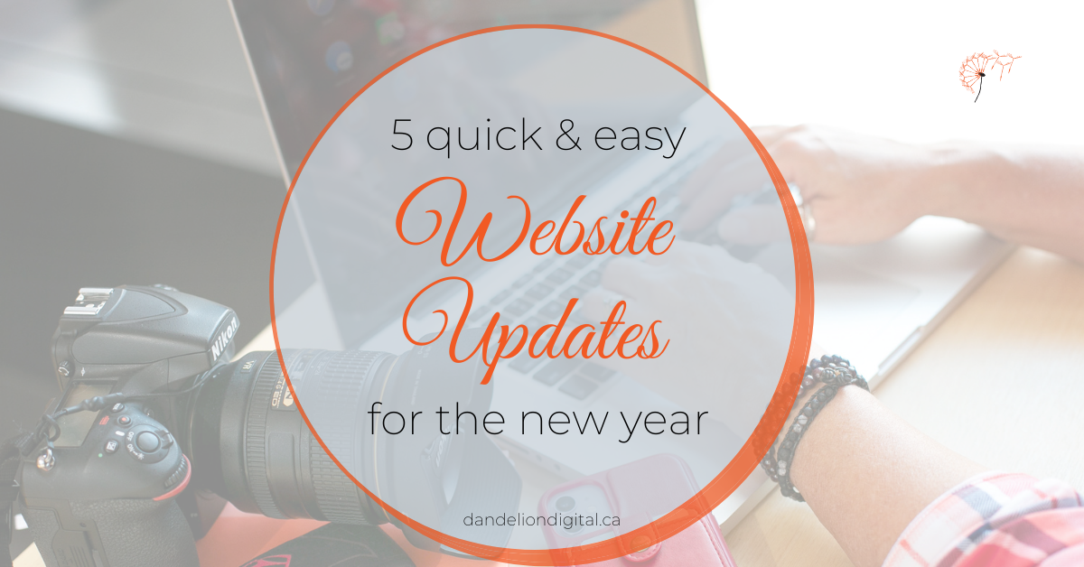 Blog Website Updates for New Year