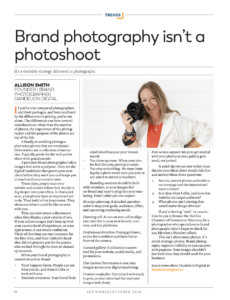 article from Halifax Chamber of Commerce Business Voice titles "it's not a Photoshoot &ndash; it's a visibility strategy delivered in photos